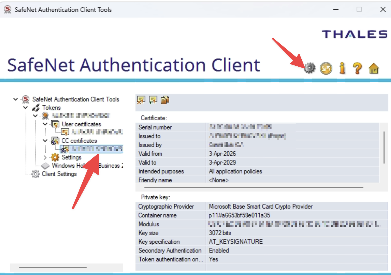 SafeNet Authentication Client Tools